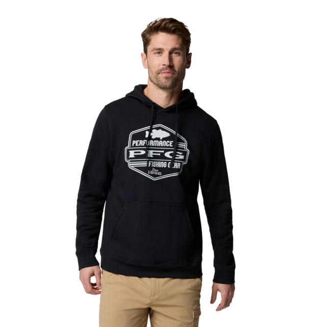 Columbia PFG High Side Hoodie - Men's Black/High Side XL