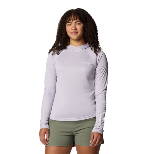 Columbia PFG Tidal Tee II Hoodie - Women's Lavender Pearl L