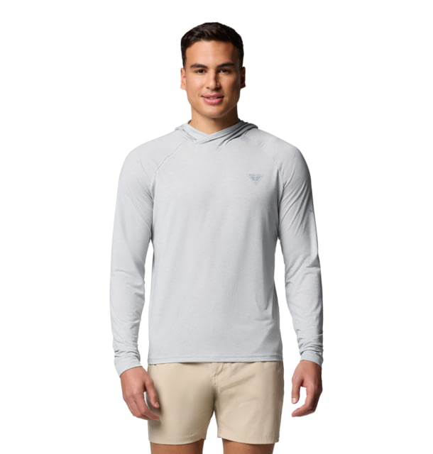 Columbia PFG Uncharted Hoodie - Men's Cool Grey Heather XXL