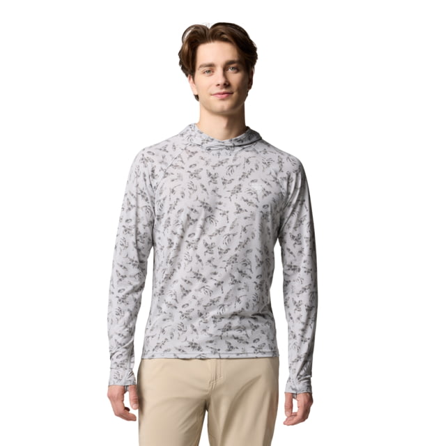 Columbia PFG Uncharted Hoodie - Men's Cool Grey Huntf L