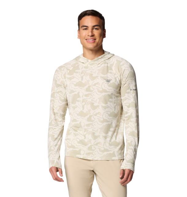 Columbia PFG Uncharted Hoodie - Men's Stone Swampland L