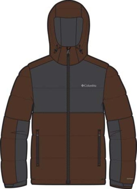 Columbia Columbia Pike Lake II Hooded Jacket - Men's Tobacco/Black Medium