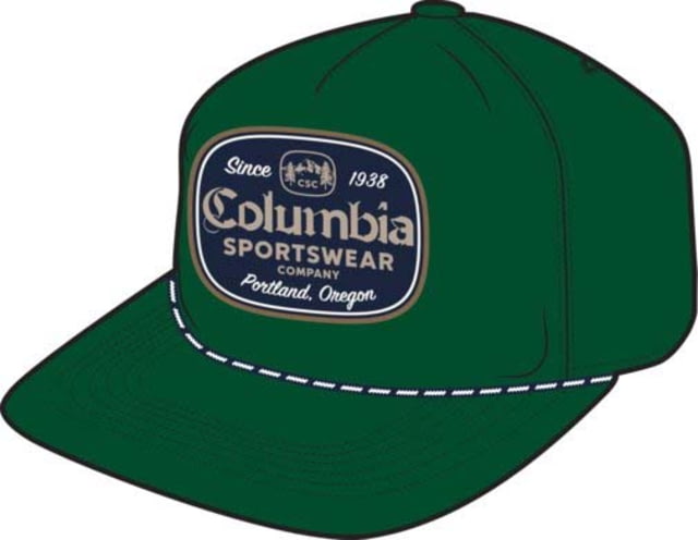 Columbia Columbia Ratchet Strap Snap Back Rain Forest/Beer Label One Size