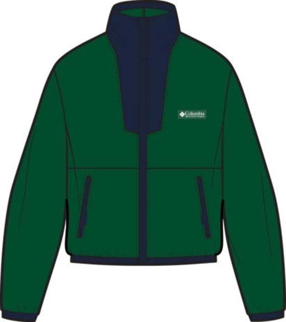 Columbia Columbia Sequoia Grove Full Zip Fleece Jacket - Women's Rain Forest/Collegiate Navy Medium