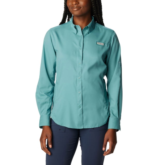 Columbia Tamiami II Long Sleeve Shirt - Womens Tranquil Teal Extra Small  TealXS