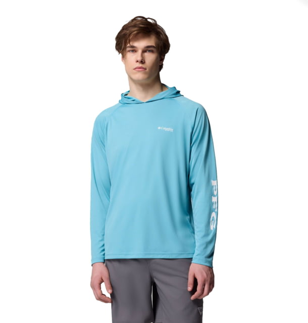 Columbia Columbia Terminal Tackle Hoodie - Men's Vintage Blue/White Logo Medium