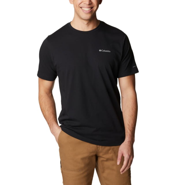 Columbia Thistletown Hills Short Sleeve Shirt - Mens Black Small