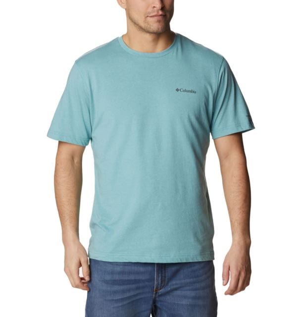 Columbia Thistletown Hills Short Sleeve Shirt - Mens Shasta Heather Extra Large  HeatherXL