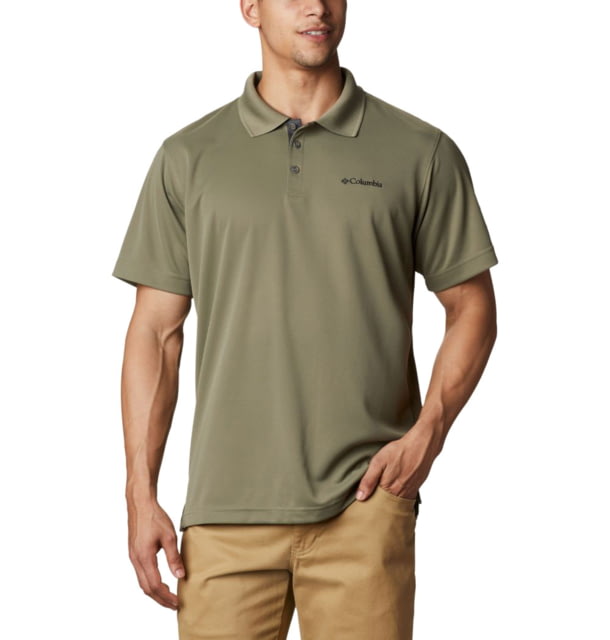 Columbia Utilizer Polo Shirt - Mens Stone Green Large  GreenL