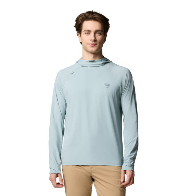 Columbia Wild Cast Sun Hoodie - Men's Crushed Blue L