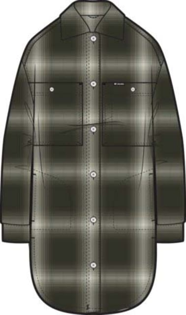 Columbia Columbia Wildest Venture Long Fleece Coat - Women's Greenscape Blurred Ombre Medium