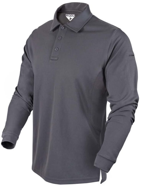 Condor Outdoor Condor Outdoor Performance Long Sleeve Polo Graphite S