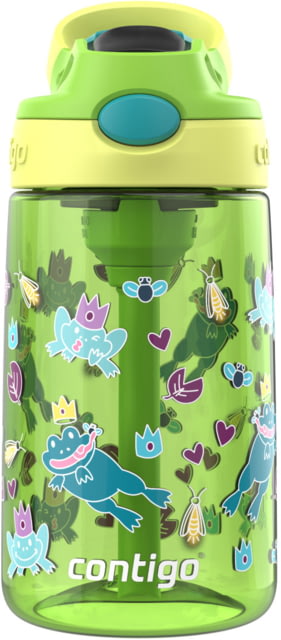 Contigo Asclnbl PP 2PK Bottle 14 oz Bunnies Frogs 14