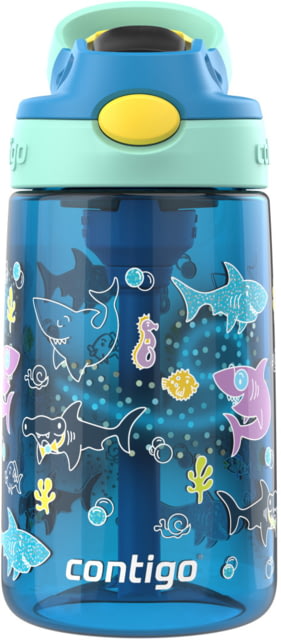 Contigo Asclnbl PP 2PK Bottle 14 oz Juni Dino Blupp Shrk 14