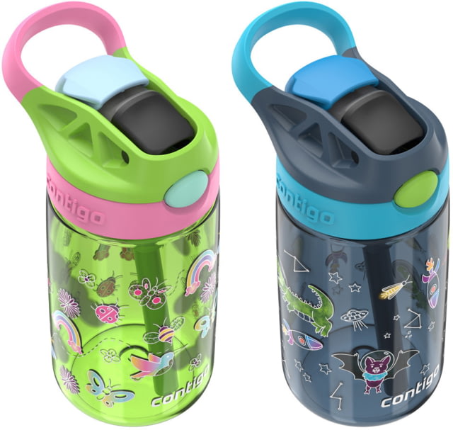 Contigo Asclnbl PP 2PK Bottle 14 oz Pollinator Nightfall 14