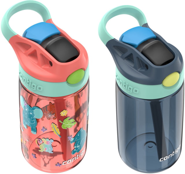 Contigo Asclnbl PP 2PK Bottle 14 oz Safari Blubrry Corl 14