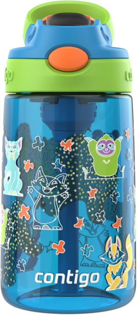 Contigo Asclnbl PP Bottle 14 oz Blue Poppy Squishies 14