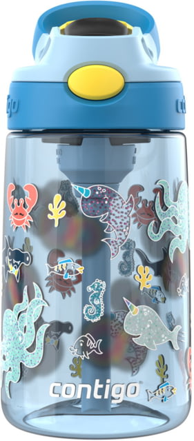 Contigo Asclnbl PP Bottle 14 oz Glacier Aquatic Life 14