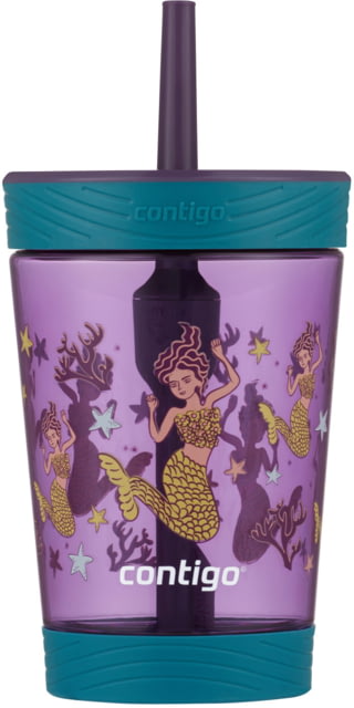 Contigo Contigo Kids Bottle 14 oz Spt Eggplant Mermaid 14