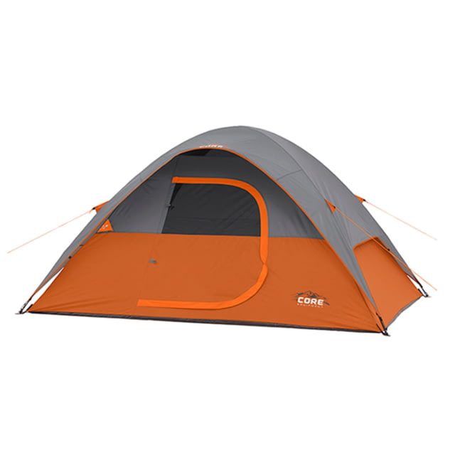 Core Equipment 4-Person Dome Tent Orange