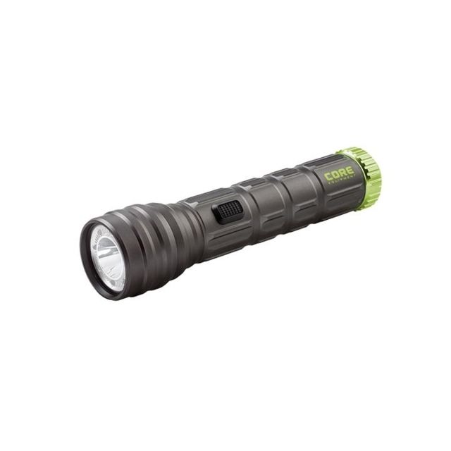 Core Equipment 500 Lumen Multi-Color LED Flashlight Gray 7.9 x 1.5 x 1.9 in