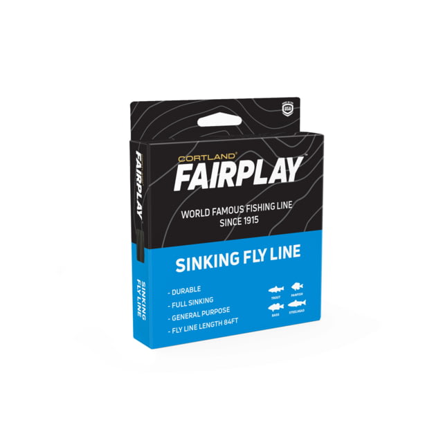 Cortland Line Fairplay Fly Line Sub-Surface Sinking Type 2 84 Ft WF6S Brown