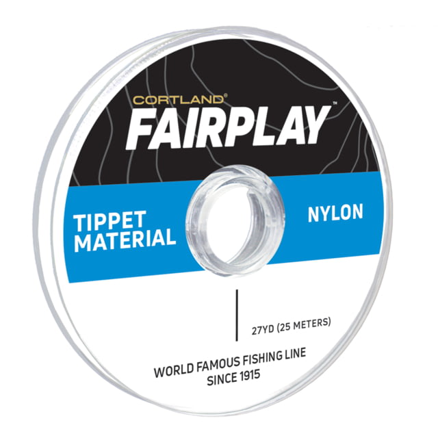 Cortland Line Fairplay Nylon Tippet 27yd 1X-10lb Clear