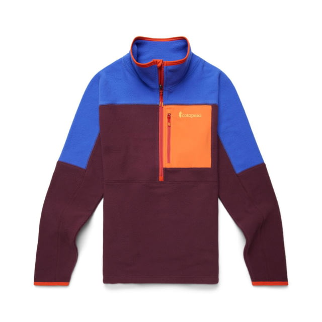 Cotopaxi Abrazo Half-Zip Fleece Jacket - Mens Blue Violet/Wine 2XL