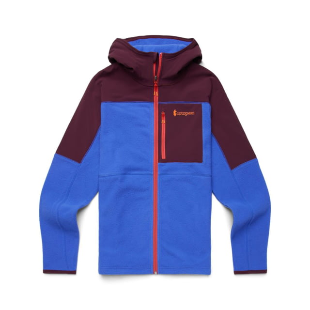Cotopaxi Abrazo Hooded Full-Zip Fleece Jacket - Mens Wine/Blue Violet Large