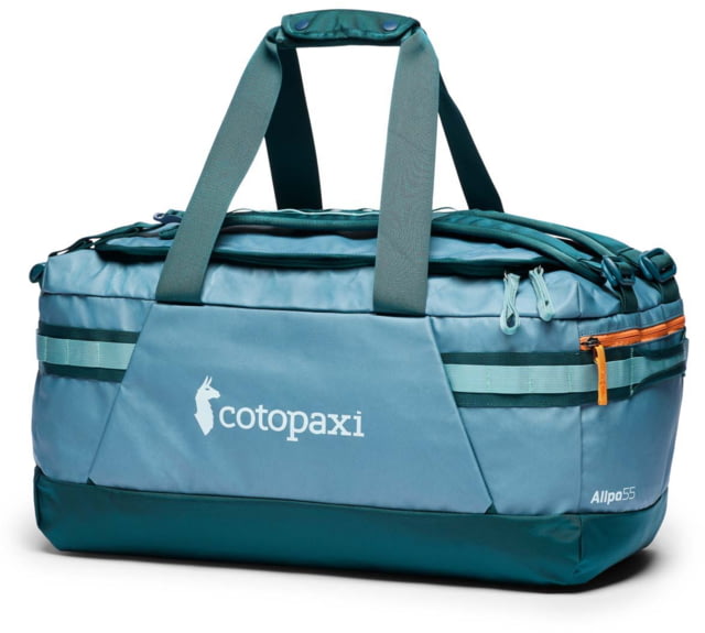 Cotopaxi Cotopaxi Allpa Getaway 55L Duffel Bag Blue Spruce And Abyss One Size
