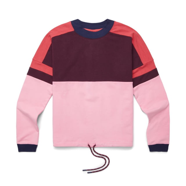 Cotopaxi Bandera Organic Sweatshirt - Womens Wine/Watermelon Extra Small