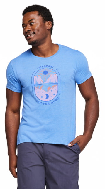 Cotopaxi Day and Night Organic T-Shirt - Men's Lupine Medium