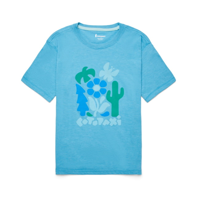 Cotopaxi Day Hike Organic T-Shirt - Kid's Poolside Large
