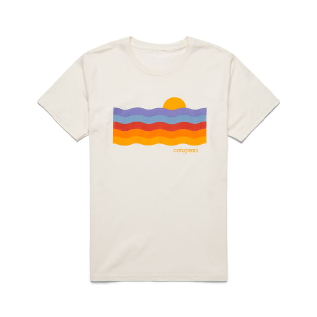 Cotopaxi Disco Wave Organic T-Shirt - Mens Bone Small