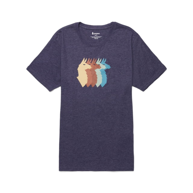Cotopaxi Llama Sequence Organic T-Shirt - Mens Maritime Large