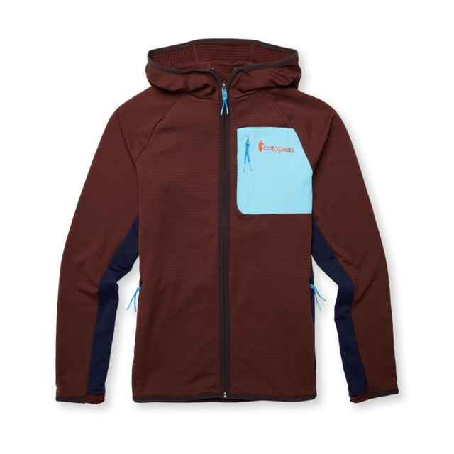 Cotopaxi Otero Fleece Full-Zip Hooded Jacket - Women's Chestnut/Maritime Extra Small