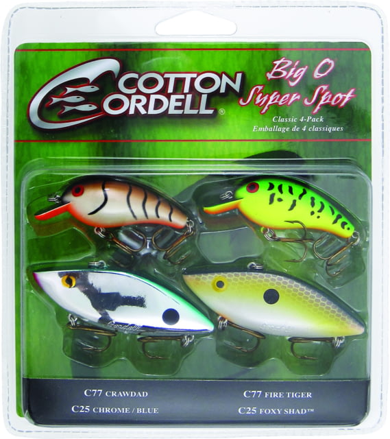 Cotton Cordell Big O Crankbait 4-Pack Assortment 3