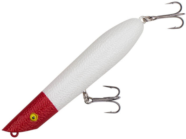 Cotton Cordell Pencil Popper Hard Bait 4.5 in 3/4 oz Pearl Red Head