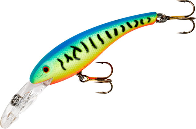 Cotton Cordell Wally Diver 1/2oz 3-1/8in Crankbait Chart/Blue Tiger