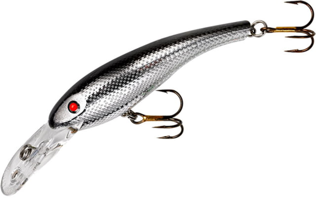 Cotton Cordell Wally Diver Crankbait 3 1/8in 1/2 oz Floating Chrome/Black Back