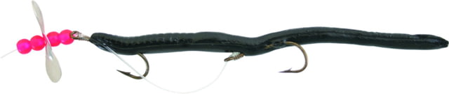 Creme Lures Midget Crawler Worm 1 0.5in Black