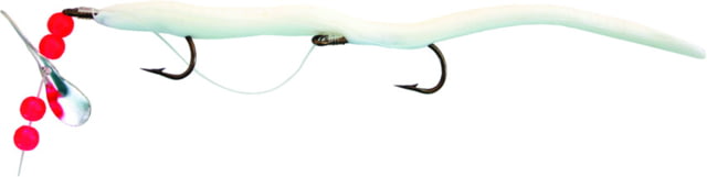 Creme Lures Midget Crawler Worm 1 0.5in White