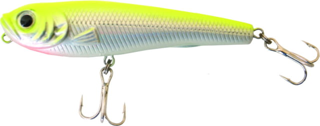 Creme Lures Pond Favorite Topwater Bait Floating Chartreuse Back 2 3/4in 1 per Pack