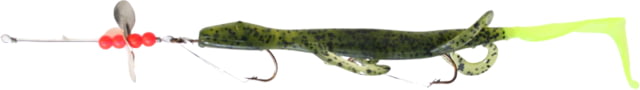 Creme Lures Pre-Rigged Lizard Lizard 10 6in Watermelon Chartreuse Tail Floating