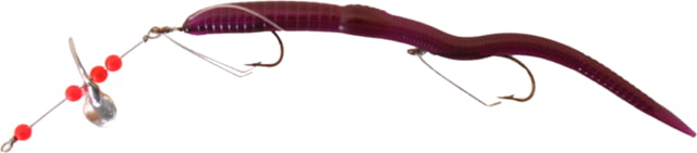 Creme Lures Scoundrel Rigged Worm 1 6in Purple
