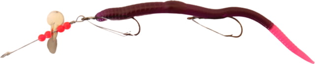 Creme Lures Scoundrel Rigged Worm 1 6in Purple Glow