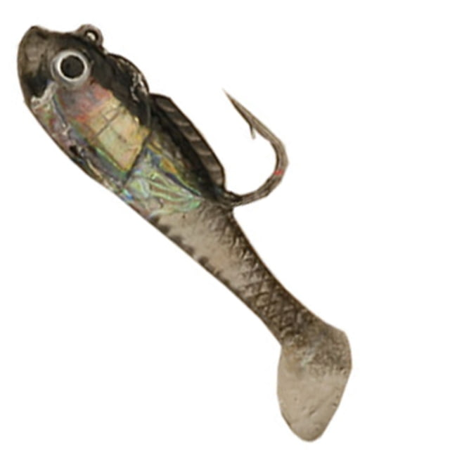 Creme Lures Spoiler Shad Bait w/Spiner Shad 1 1.5in Black Back