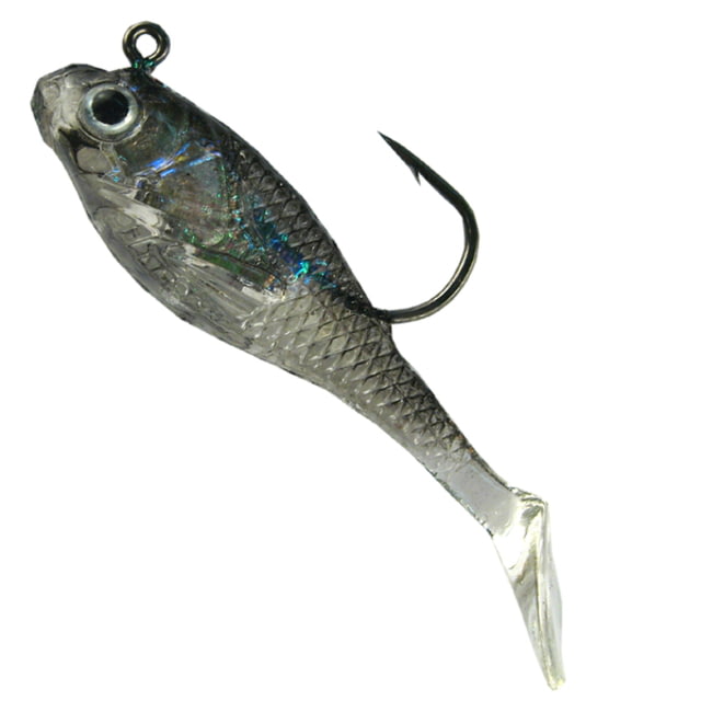 Creme Lures Spoiler Shad 1 2in Black Back