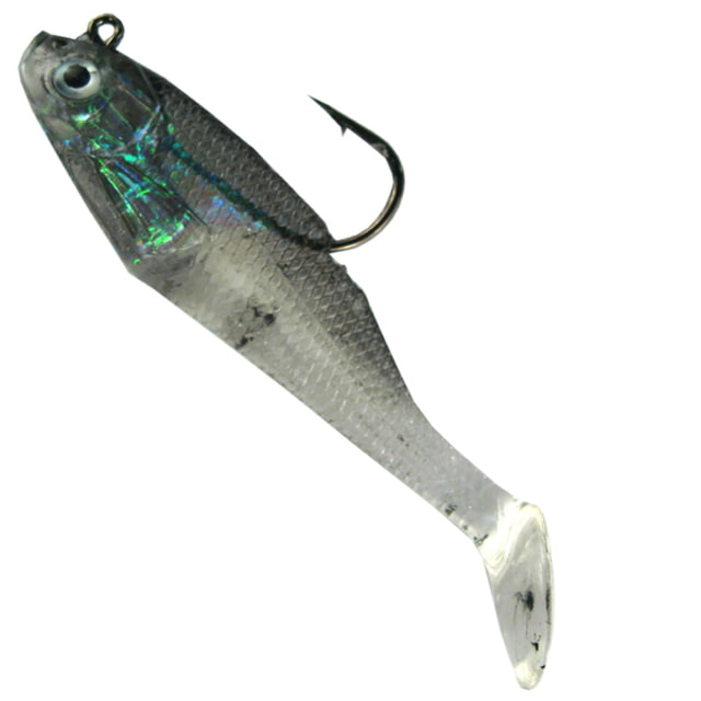 Creme Lures Spoiler Shad Bait w/Spiner Shad 1 3in Black Back
