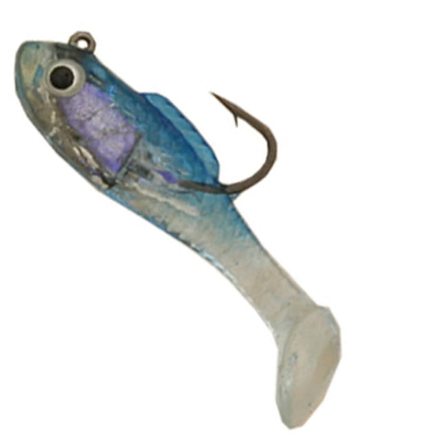 Creme Lures Spoiler Shad Bait w/Spiner Shad 1 1.5in Blue Back